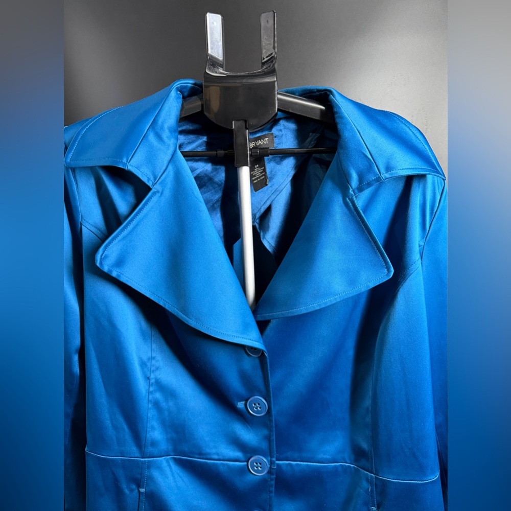 NEW/LANE BRYANT Gorgeous Blue JACKET| Heavy Outer COAT| WOMEN'S Size 24 - Picture 2 of 11